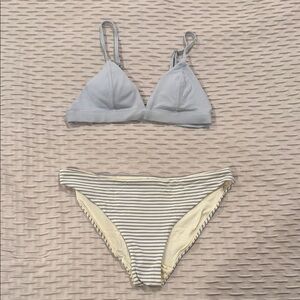 H&M Striped Bikini Set